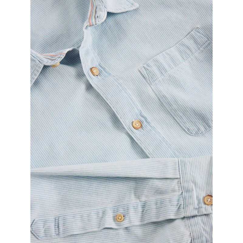 White Stuff Fine Stripe Long Sleeve Shirt image number 2